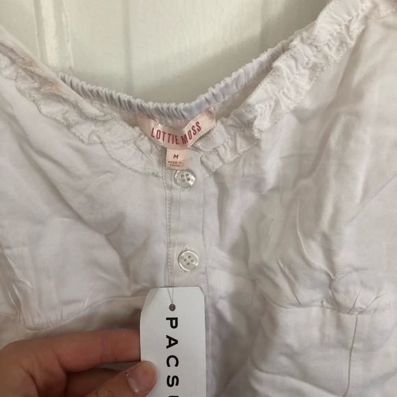 White Pac Sun crop top - Picture 2 of 4